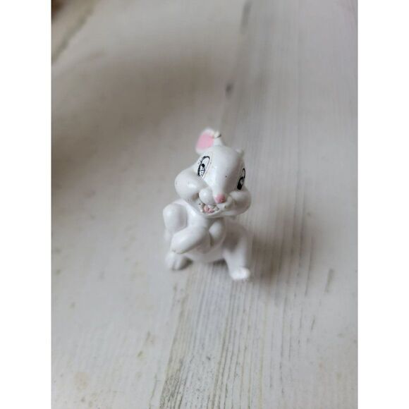 White rabbit AS IS bunny pet accessory toy figure - Picture 2 of 6